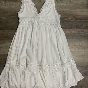 Elegant White Women Dress